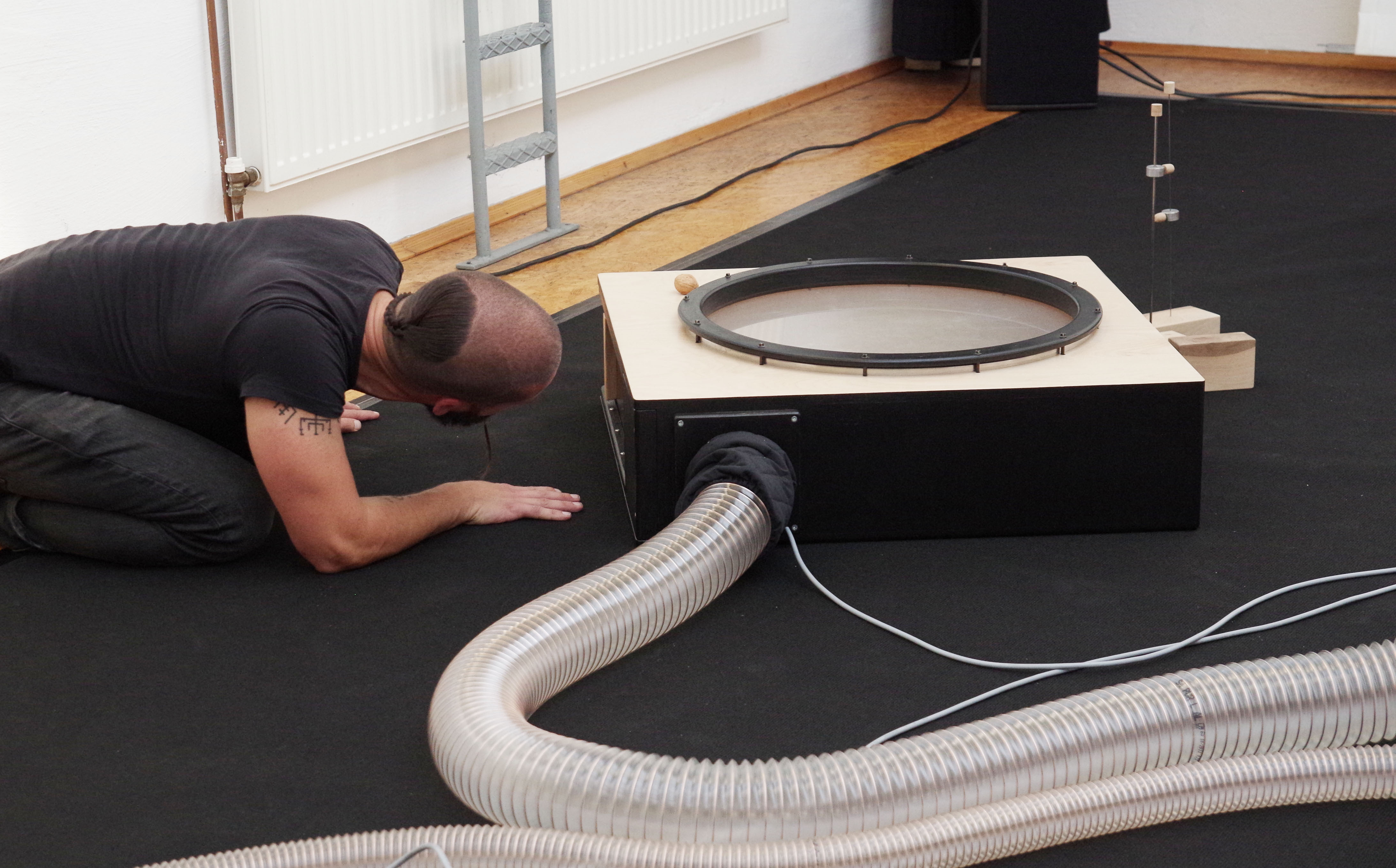 Orgue-Box wird gespielt